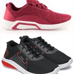 Spotwalk Men Mesh Running Shoes-picture-16