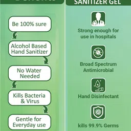 Omeo Set Of 6 Aloe Vera Hand Sanitizer Gel - 60 ml Each image 5