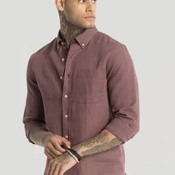 Snitch Men Smart Slim Fit Opaque Casual Shirt-picture-14