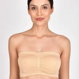 Tomkot Strapless Bras for Women Wireless Non-Slip Seamless Skin Tube Bra with Straps image 5