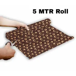 Mopak Decor Brown Set of 1 Regular Shelf Liner Organisers-picture-18