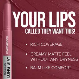 Coloressence Hydramatte Intense Pigment Long Stay Comfort Lippie Crayon - Blaze image 3