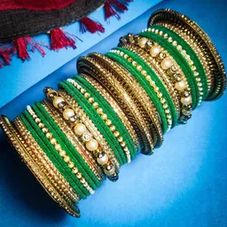 Amika Women Green Bangle-picture-24