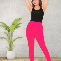 Fessist Women Relaxed Slim Fit Easy Wash Pleated Trousers image 3