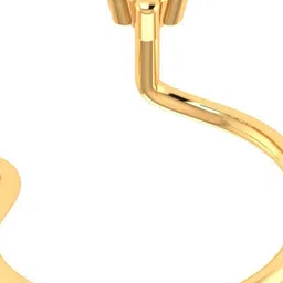 SHREEVARAM Cubic Zirconia Gold-Plated Brass Nose Ring-picture-41