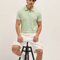 THE BEAR HOUSE Men Polo Collar Slim Fit T-shirt-picture-32