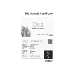 Emori Hollow Lab Grown Diamond Studs image 3