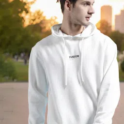 STARFOX Men Printed Hooded Sweatshirt image 2