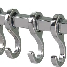riya enterprise Stainless Steel J4 SILVER TOWEL RACK 24" 2PS Silver Towel Holder image 4