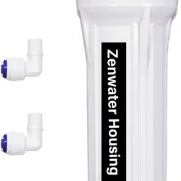 mg water ZENWATER Housing with Elbow Connectors – Premium 10-inch Water Filter Housing_5 Solid Filter Cartridge-picture-31