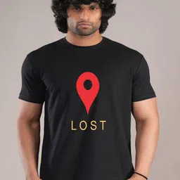 HESHA Men Typography Printed Round Neck Cotton T-shirt-picture-35