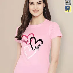 Metronaut Women Typography 3 Printed Applique T-shirt-picture-22