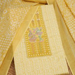 Soch Printed Unstitched Dress Material-picture-39
