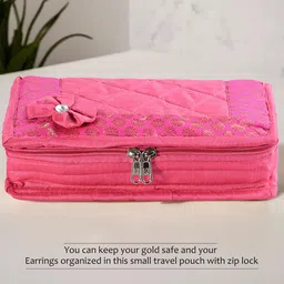 Kuber Industries Pink 2 Pieces Jewellery Organisers image 2