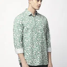 R&B Floral Printed Cotton Shirt-picture-24