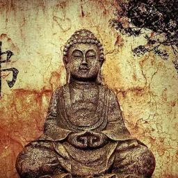 Skinny Full & Body Laptops Skin Bubble-Free HD Quality Sticker FBD_SK35_Budha Babble free Vinyl Laptop Decal 15.6 image 3