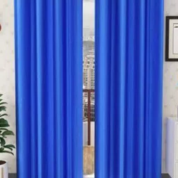 BELLA TRUE Blue 2 Pieces Window Curtains-image-76