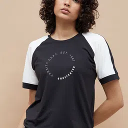 Kappa Women Typography Printed Round Neck T-shirt-image-40