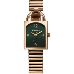 Titan Women Dial & Stainless Steel Bracelet Style Straps Analogue Watch 95303WM01-image-70