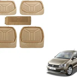 mockhe PVC (Polyvinyl Chloride) Standard Mat For Volkswagen Vento-picture-11