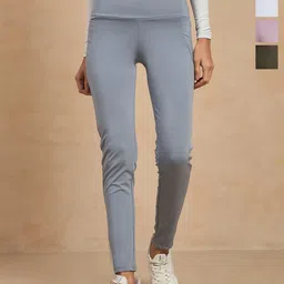 COLOR CAPITAL Women Pack of 4 Skin Fit Antimicrobial Tights-picture-41