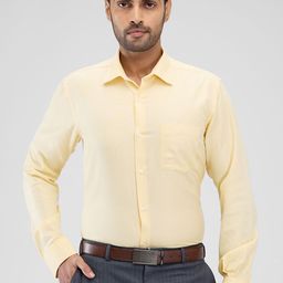Parx Men Spread Collar Solid Slim Fit Formal Shirt-picture-0