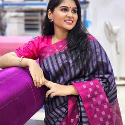 Moda Rapido Woven Design Zari Art Silk Handloom Banarasi Saree image 3