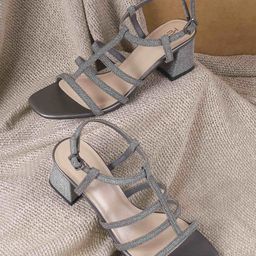 Metro Textured Block Mules with Buckles-picture-8