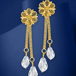 VIVASTRI Women Gold-Plated Alloy Earrings-picture-32