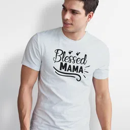 Seekbuylove Men Typography Printed Pure Cotton Bio Finish T-shirt image 2