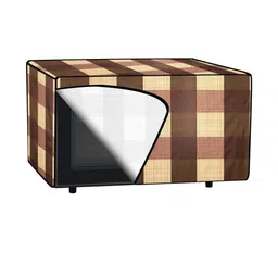The Furnishing Tree PVC Waterproof Microwave Oven Cover for 20 L Grill 20PG4S Gingham Pa image 2