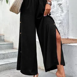 StyleCast Women Loose Fit High-Rise Trousers-image-55
