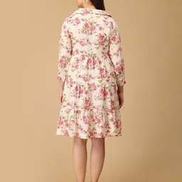 The Mom Store Floral Print Maternity A-Line Dress image 5
