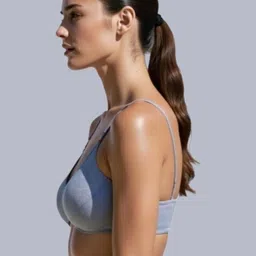 Eden Solid Medium Coverage Non Wired Non Padded Bra image 3