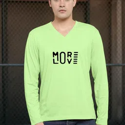 Friskers Men Typography Printed V-Neck Pure Cotton T-shirt-image-91