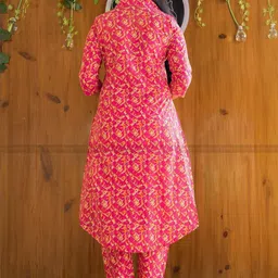 ESPARZA Women Orange Kurta Sets-picture-29