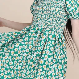 Pinly Crepe Fit & Flare Midi Dress image 5