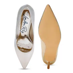 London Rag Metallic Fantasy Leather Heel Pumps image 4