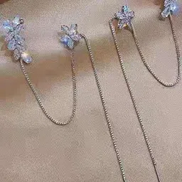 DressBerry Silver-Plated Alloy Cubic Zirconia Earrings-image-20
