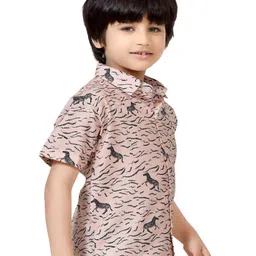 BAESD Boys Standard Opaque Printed Casual Shirt image 3