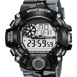 SWADESI STUFF Unisex Kids Dial & Bracelet Style Straps Analogue Automatic Watch ARMY GREY 2025 image 3