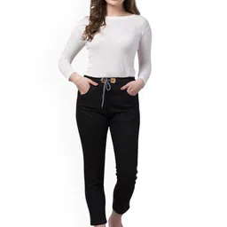Ira Collections Women Comfort Regular Fit Mid-Rise Stretchable Jeans image 4