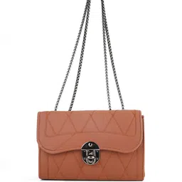 Flingo Women Striped Oversized Structured Handheld Bag-image-1