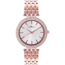 FOREST Women Mother of Pearl Dial Bracelet Style Straps Analogue Watch FRT-424-RG-picture-31