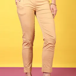 V-Mart Women Regular Fit Mid-Rise Cotton Peg Trouser-picture-40