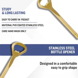 wazir chand Bottle Opener Tool Bottle Opener Tool Stainless Steel Bottle Cum Can Opener Durable Ideal Bottle Opener image 5