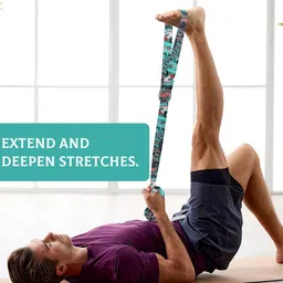 serplex Back Stretching Belt for Posture Polyester Yoga Strap image 5