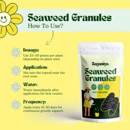 baganiya Seaweed Extract Granules Fertilizer for Plants Fertilizer, Manure, Potting Mixture image 4