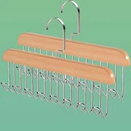 zvnyex 8-Hook Pine Holder – Cap Sack & Blouse Wooden Shirt Pack of 2 Hangers For Shirt-picture-46