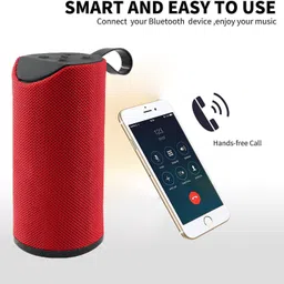 Techobucks Best Quality Super Deep 3D Bass Splashproof DJ Sound Wireless Portable Speaker TF/FM/AUX/Bluetooth Support 10 W Bluetooth Speaker image 2